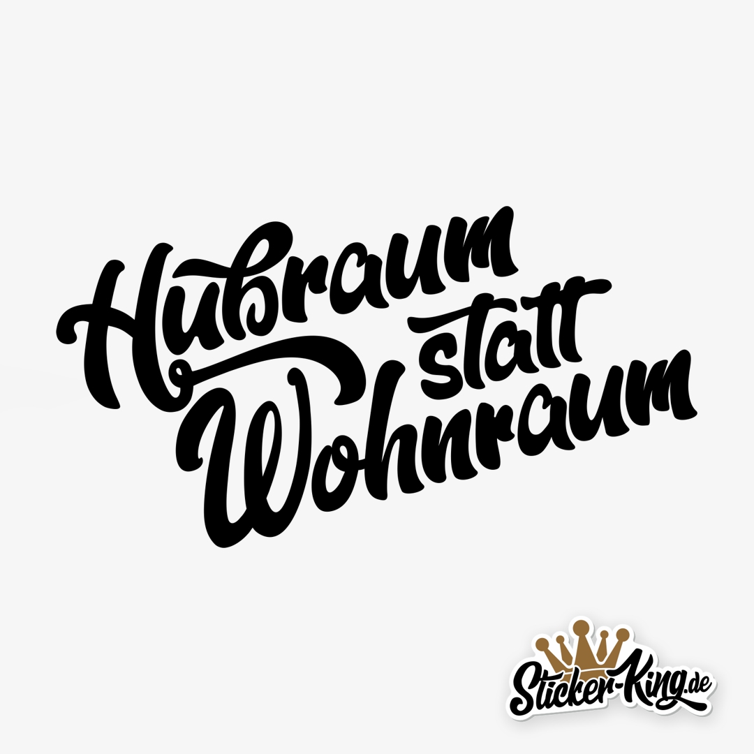 Hubraum statt Wohnraum